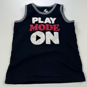 The Children's Place Sport Toddler Boy's Sleeveless Tank Top PLAY MODE ON 4T